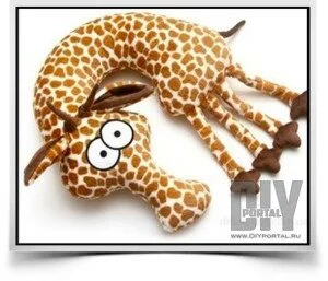 Подушка-игрушка "Жираф" своими руками