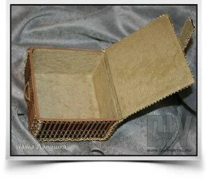 Бамбуковая шкатулка из коробки своими руками
