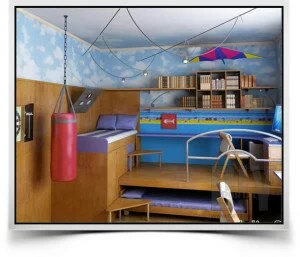 Дизайн детской комнаты - спортсмен